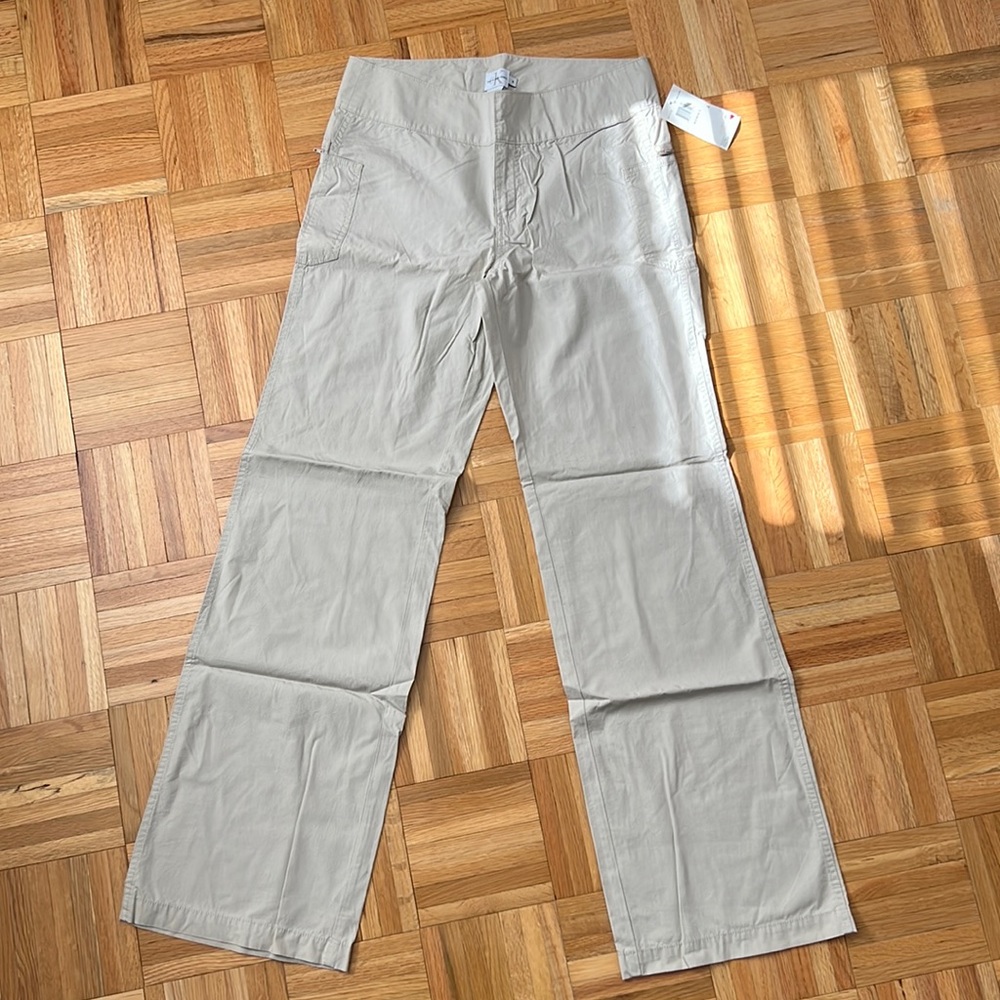 Calvin Klein Wide Leg Khakis